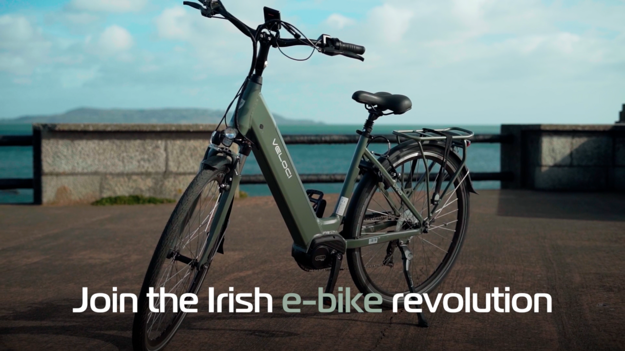 Load video: Veloci electric bikes, affordable e-bikes, Ireland electric bikes, commuter e-bikes, eco-friendly transportation, cost-effective commuting, electric bike features, electric bike benefits, urban cycling, sustainable mobility